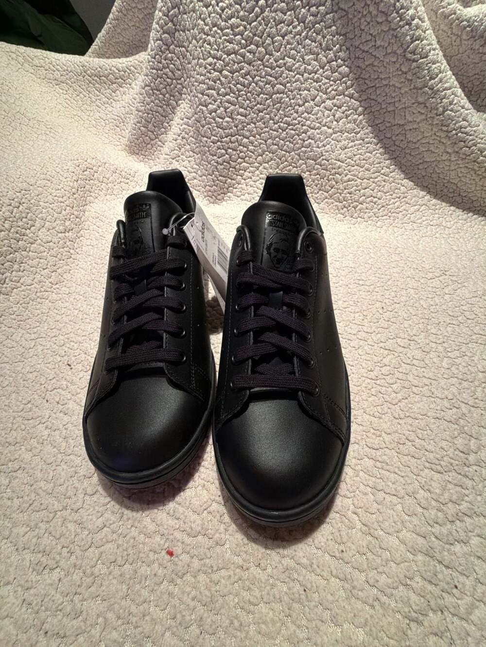 Adidas Stan Smith Triple Black Leather Sneakers M20327